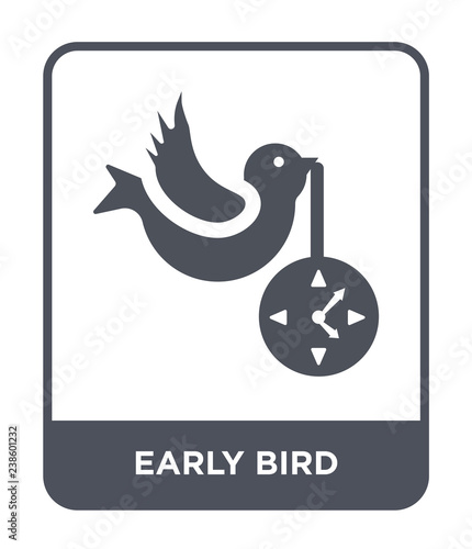 early bird icon vector