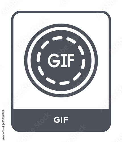 gif icon vector