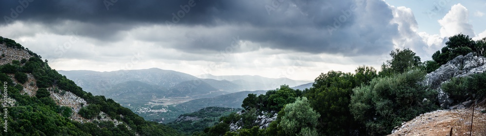 Fototapeta premium Panoramic view of landscape