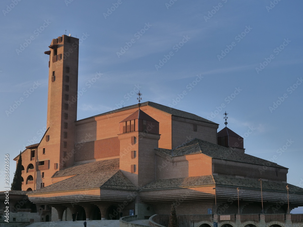 Torreciudad. Opus sanctuary in Huesca. Spain
