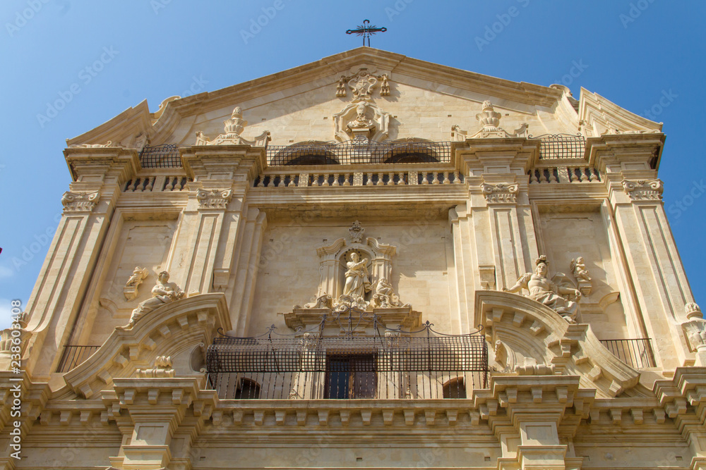 Sculptures and architecture of Catania (Sicily)