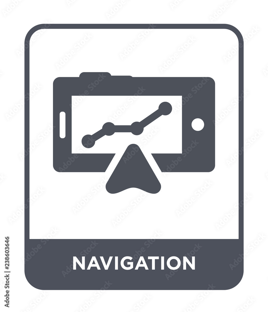 navigation icon vector