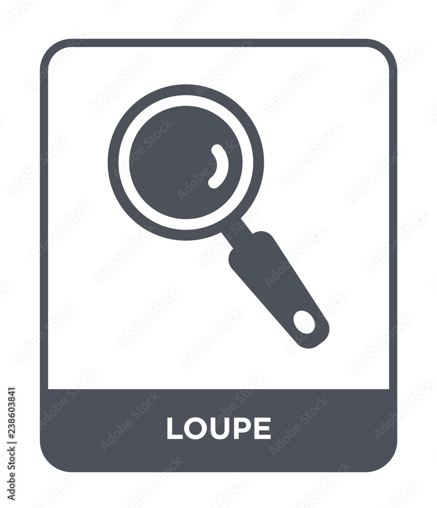 loupe icon vector loupe icon vector