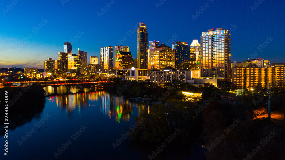 Fototapeta premium Austin Winter Sunset