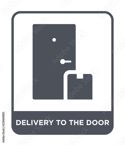 delivery to the door icon vector