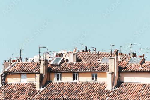 Marseille roofs with antenna © Dirk