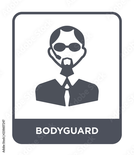 bodyguard icon vector
