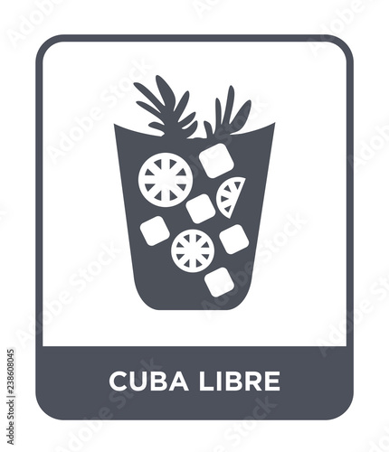 cuba libre icon vector