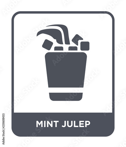 mint julep icon vector