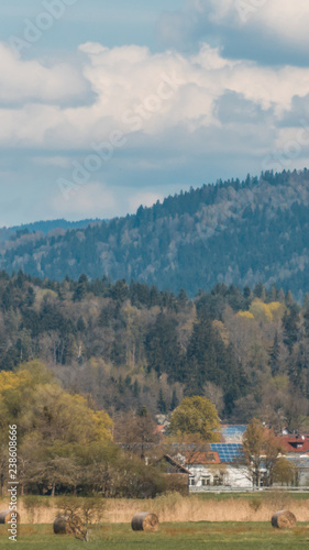 Smartphone HD wallpaper of beautiful view near Metten - Bavaria - Germany
