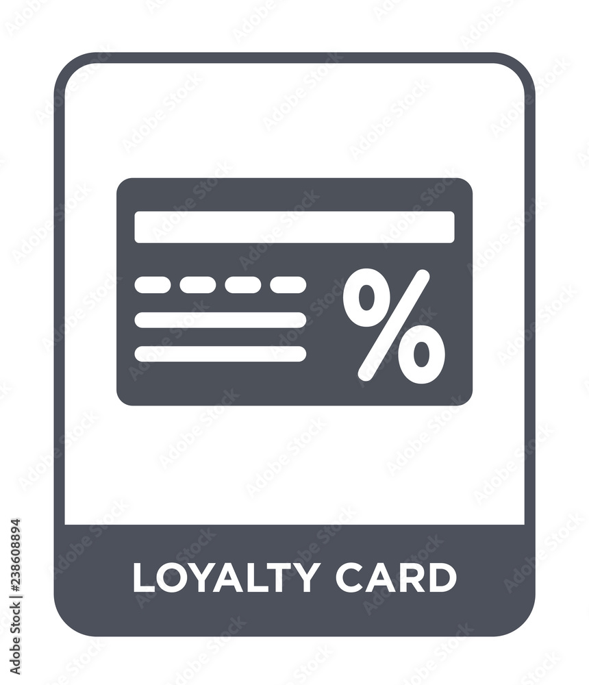 loyalty card icon vector