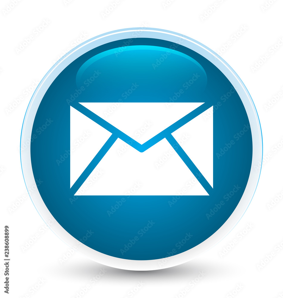 Email icon special prime blue round button Email icon special prime blue round button