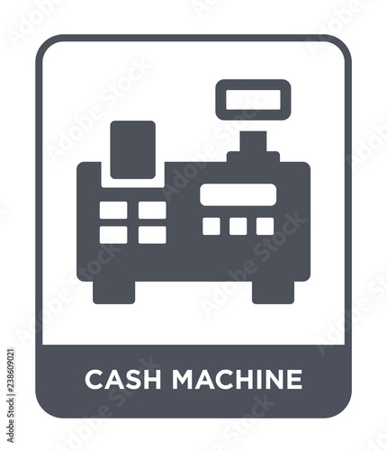 cash machine icon vector