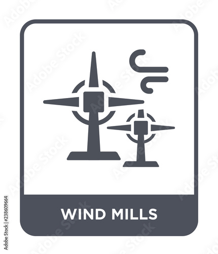 wind mills icon vector