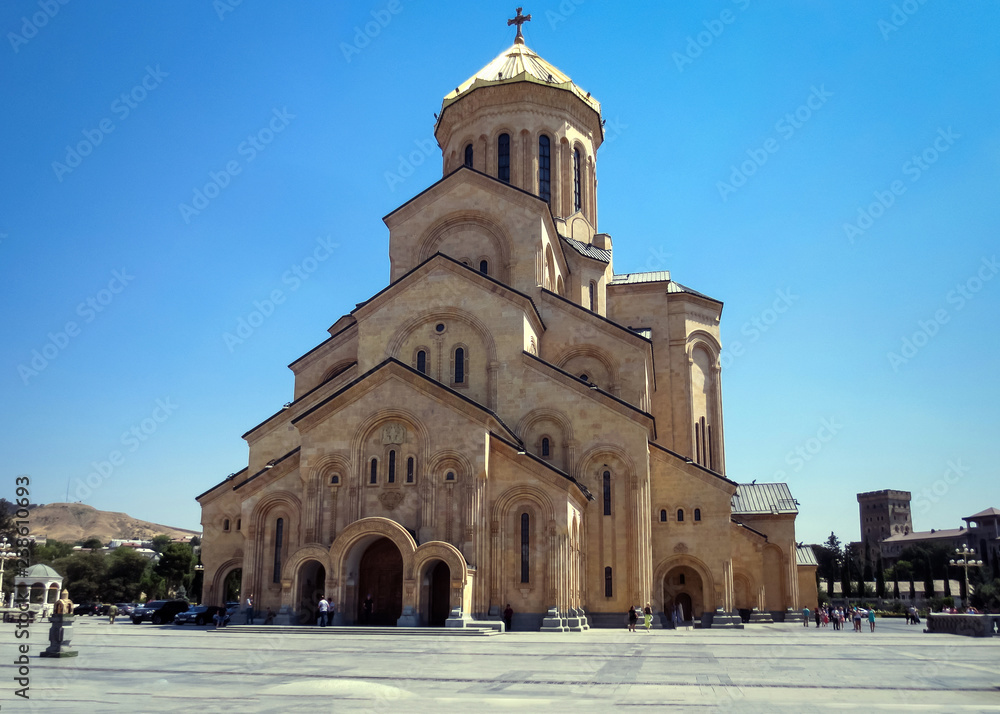 Tsminda Sameba is the main Georgian Orthodox Cathedral.