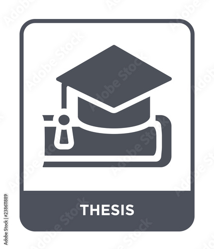 thesis icon vector