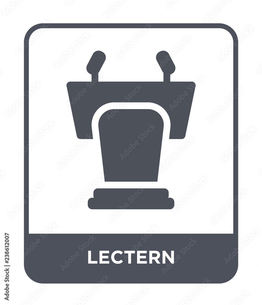 Obraz premium lectern icon vector