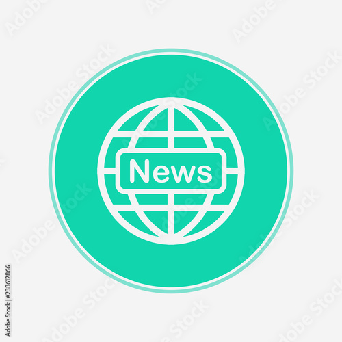 News vector icon sign symbol