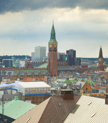 View of Copenhagen Denmark