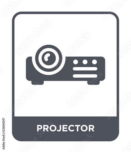 projector icon vector photo