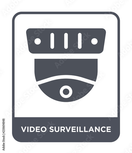video surveillance icon vector