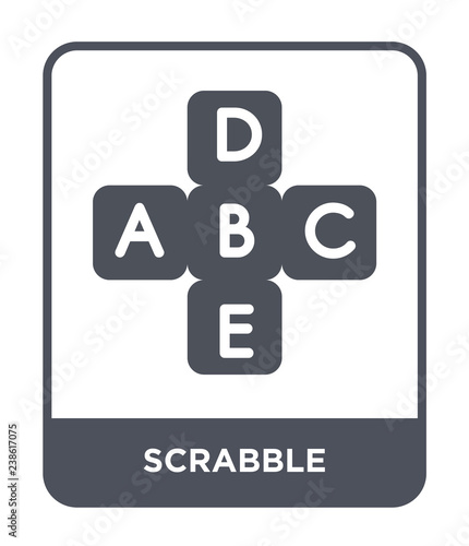 scrabble icon vector