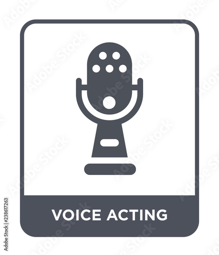 voice acting icon vector