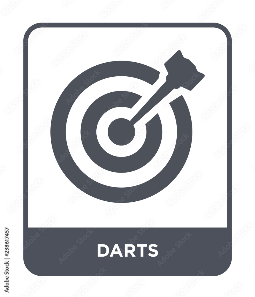 darts icon vector darts icon vector