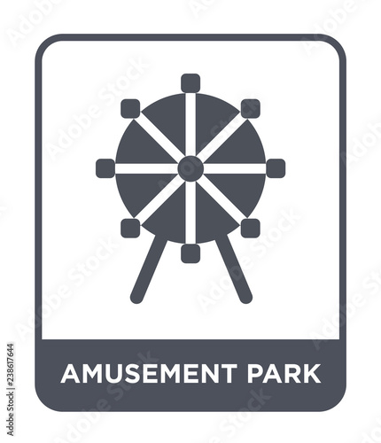 amusement park icon vector