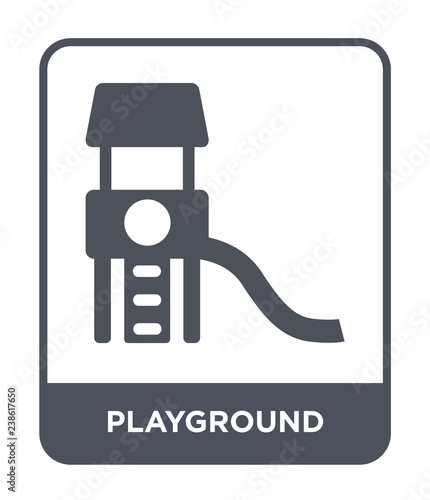 playground icon vector