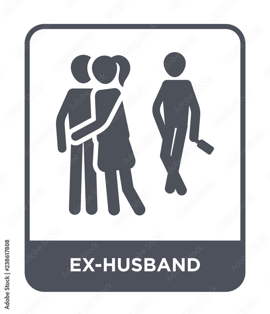 ex-husband icon vector