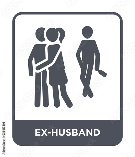 ex-husband icon vector