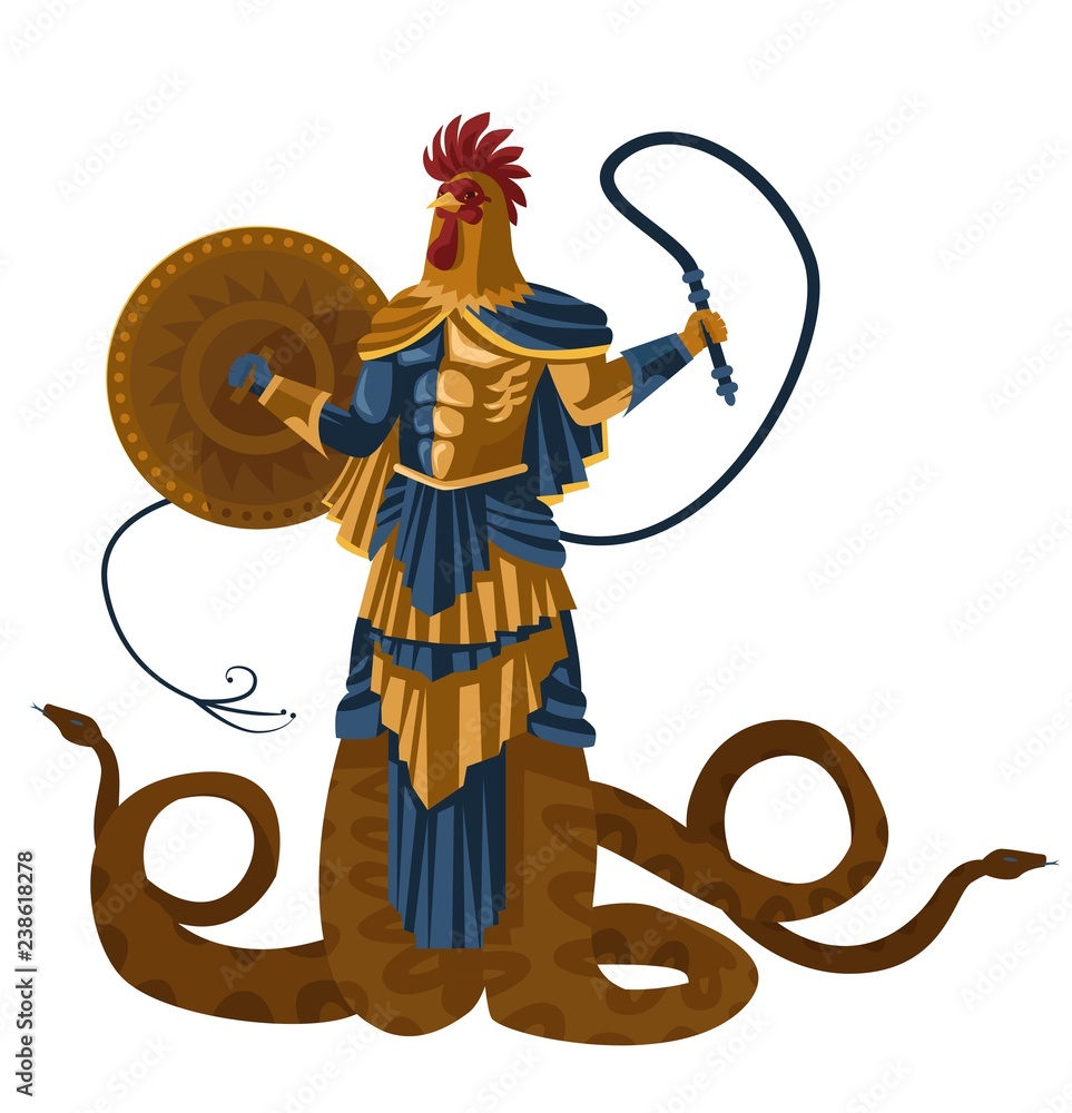 Obraz premium abraxas gnostic deity
