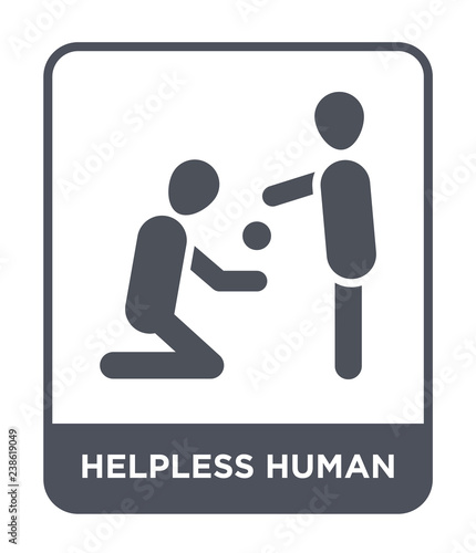 helpless human icon vector