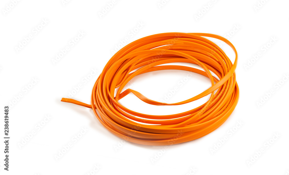 Electric cable yellow