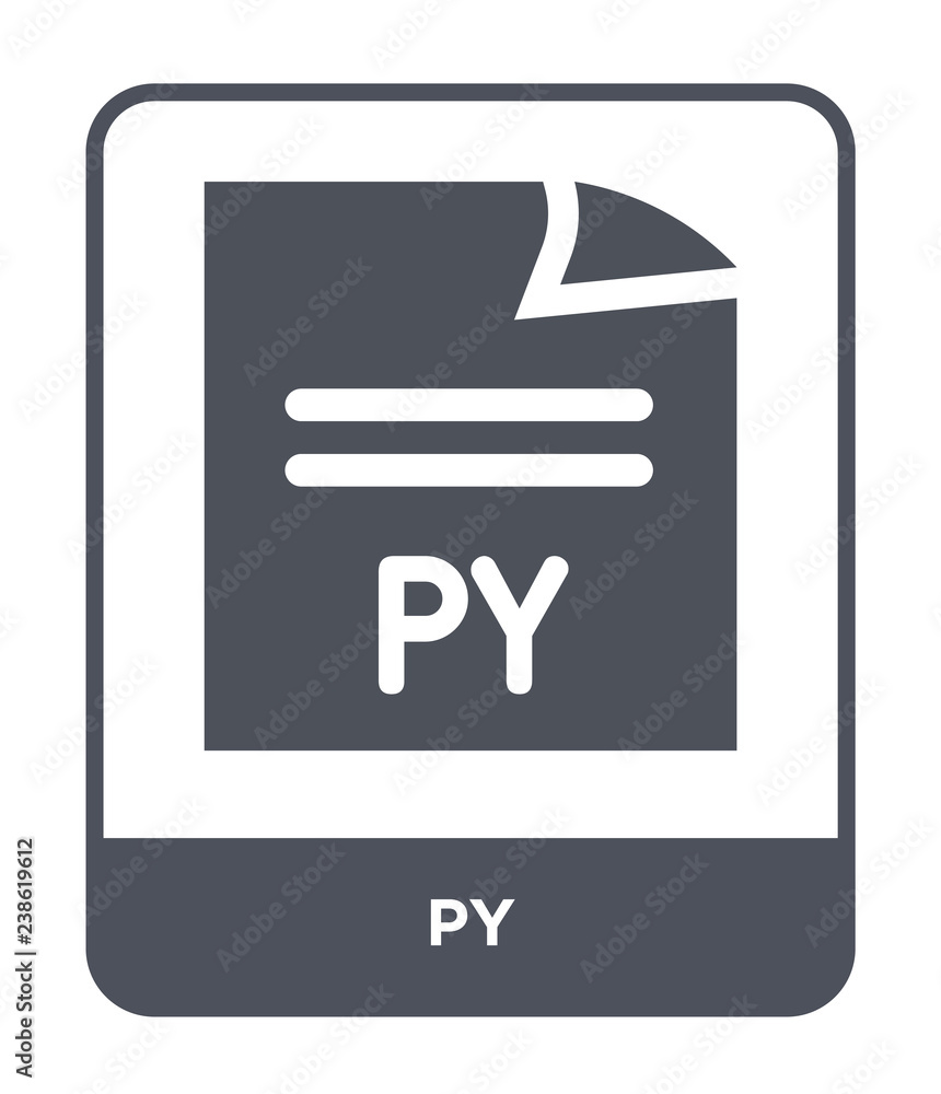 py icon vector py icon vector