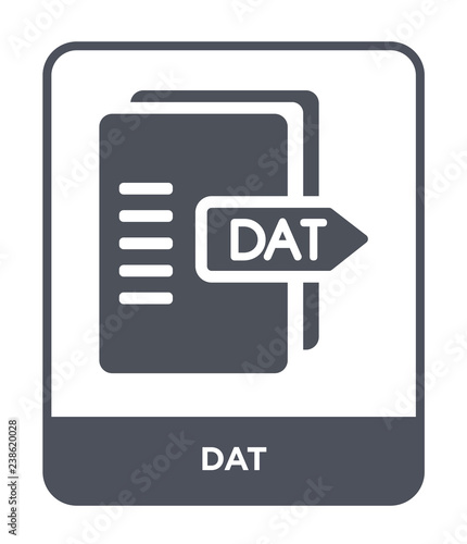 dat icon vector