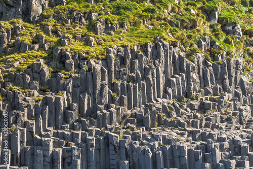 Reynisfjara Beach - beautiful stone formations, Iceland © picturist
