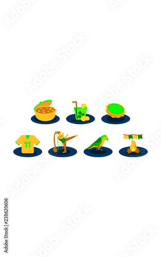 Brazil Set of Icons for DC Contest - 