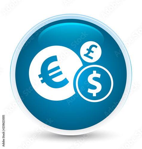 Finances icon special prime blue round button