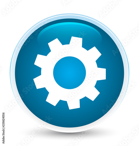 Process icon special prime blue round button