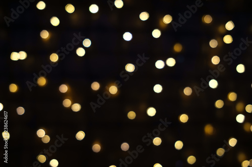 verschwommene Hintergrundbeleuchtung, Bokeh, Weihnachten