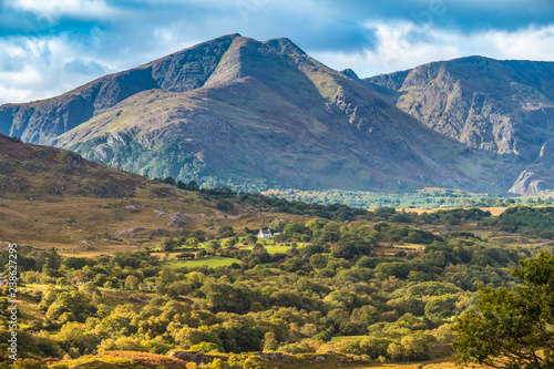 Spectacular scenery along the Ring of Beara, relatively unexplored and less known to tourists than the Ring of Kerry. Lush natural beauty, wild landscapes, unspoilt seascapes and wildlife. photo