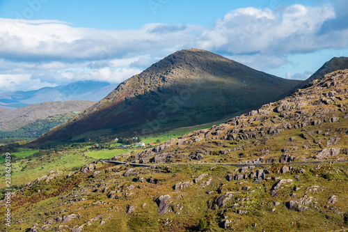 Spectacular scenery along the Ring of Beara, relatively unexplored and less known to tourists than the Ring of Kerry. Lush natural beauty, wild landscapes, unspoilt seascapes and wildlife. photo