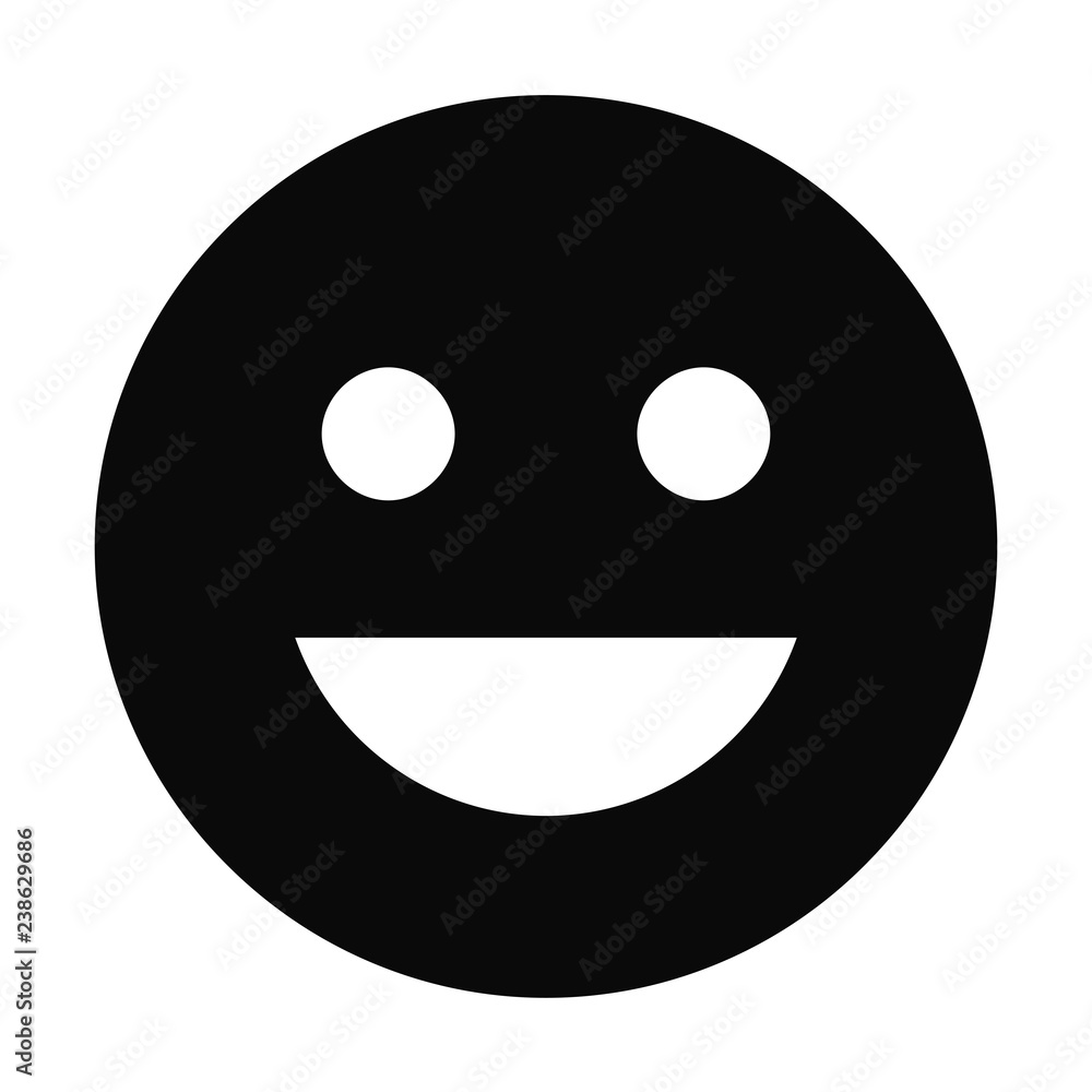 Happy Smile icon vector. Face, emotion symbol. Happy Smile icon vector. Face, emotion symbol.