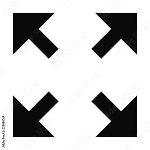 Full Screen icon vector
