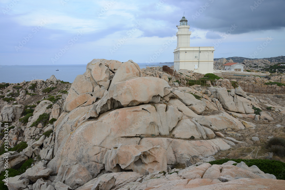 Lighthouse at Capo Testa, Santa Teresa of Gallura, Sardinia, Italy Lighthouse at Capo Testa, Santa Teresa of Gallura, Sardinia, Italy
