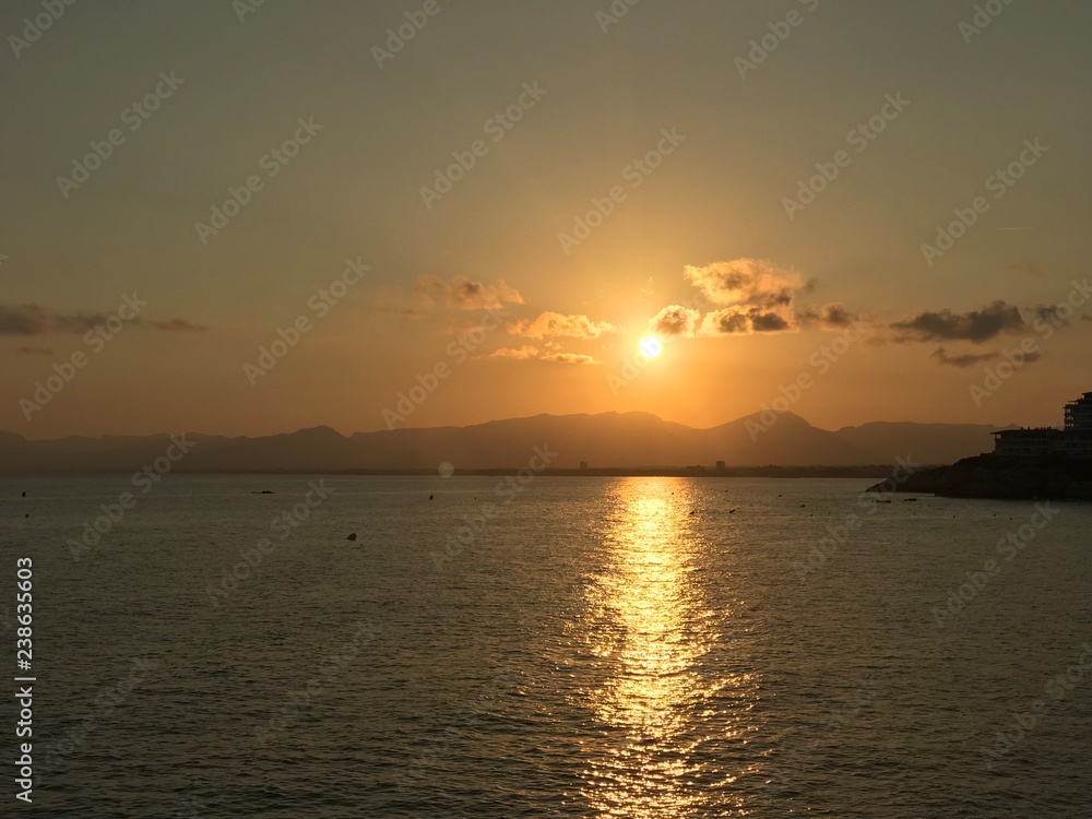 Fototapeta premium sunset at sea