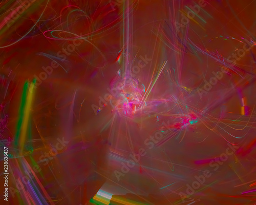 abstract digital fractal magic design