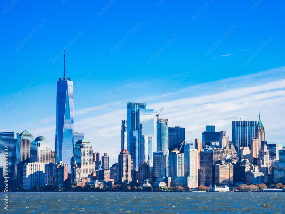Fototapeta premium ニューヨーク マンハッタンの摩天楼